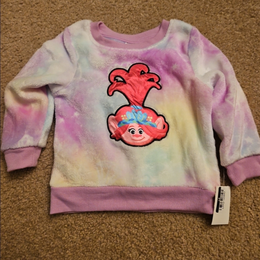 Colorful Kids Trolls Sweatshirt